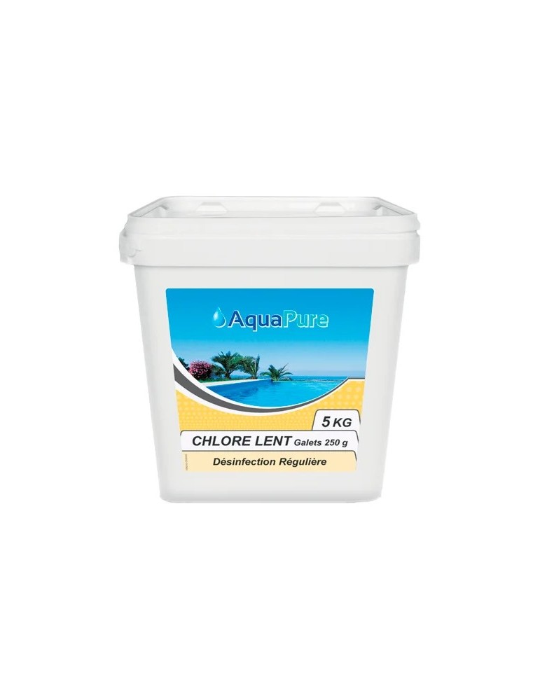 Chlore lent galets 250g 5kg