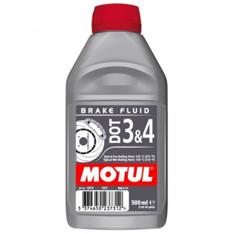 LIQUIDE DE FREIN MOTUL DOT 3 ET 4 500ML