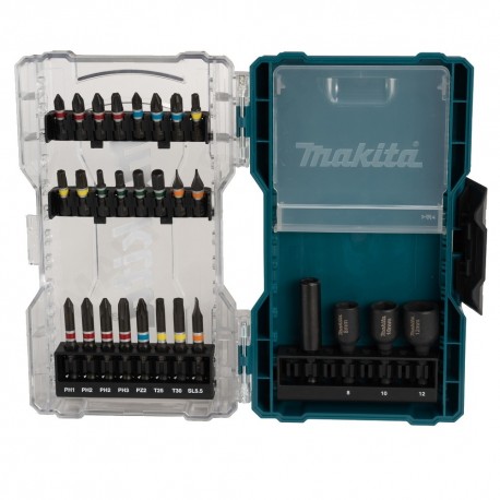 ENSEMBLE MAKITA E-07048 28 MECHES ET EMBOUTS DOUILLES