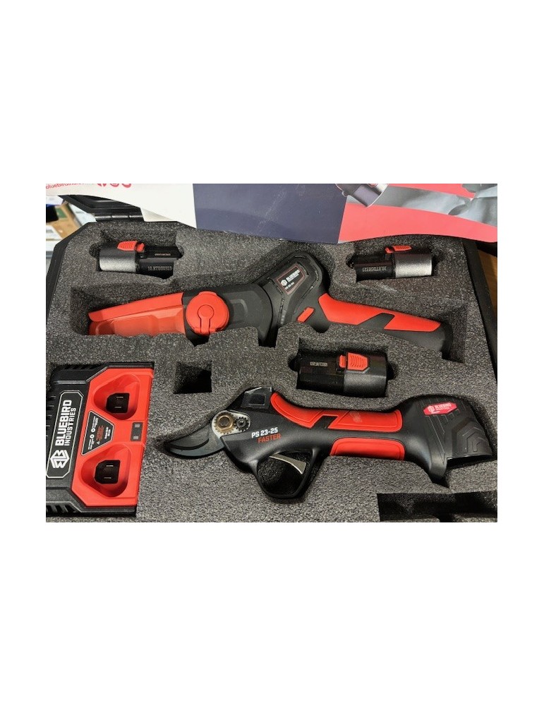 Pack scie et sécateur à batterie Blue Bird