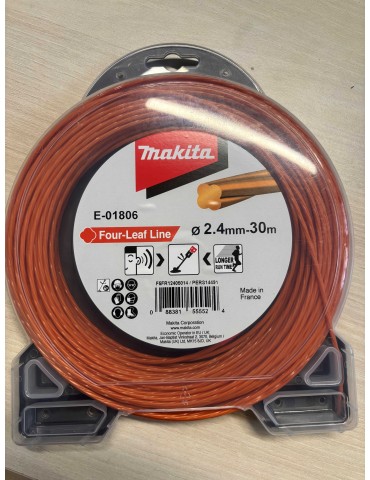 fil nylon hélicoïdal 30M Makita 2.4mm