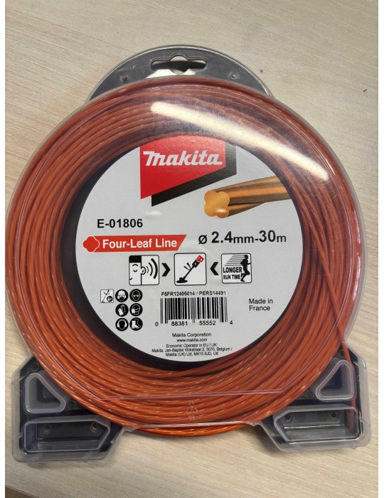 fil nylon hélicoïdal 30M Makita 2.4mm
