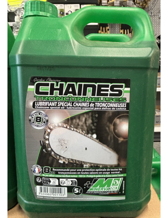 huile chaine tronçonneuse minerva