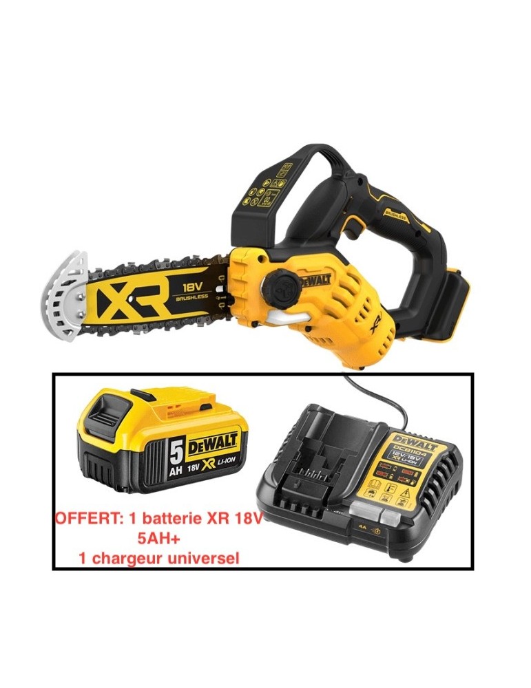 Tronçonneuse élagueuse DCMPS520XR XR18V DeWalt