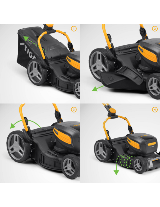 Tondeuse à batterie Stiga 748e V kit